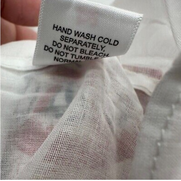 Ash & Eden Red Olga Mini Lace Dress sz M Cotton Tiered Made in India NWT - Picture 6 of 8